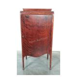 Freestanding record cabinet. No key. 20"×14"×39".