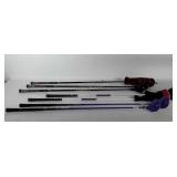 Group of golf clubs, includes Aldila low torque