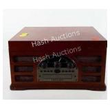 Crosley turntable with compact disc player,