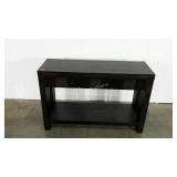 Sofa table, three drawers, 16 x 46 x 31, stickers