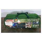 Coleman 6 person tent, features LED lighting