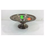 Sterling silver weighted pedestal bowl La Pierre