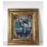 Early print "Did You Lay Dis Egg" in wood and