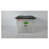 12 gallon tote with interlocking lid