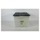 12 gallon tote with interlocking lid