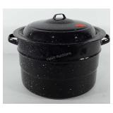Cookware, enameled stock pot, 8.5" x 14"