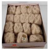 Box of mohair deluxe wool, made in Italy