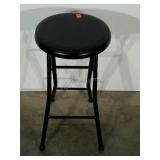 Folding stool, vinyl seat, 24" tall, seller code
