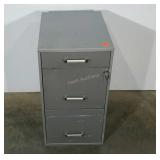 File cabinet, includes key, second drawer bent as