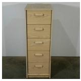 Palliser 5 drawer stand, laminate, 47" tall,