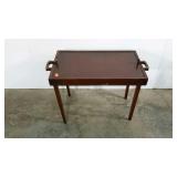 Folding tray table, 16 x 26 x 20