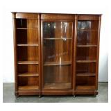 Bookcase China cabinet with Mother of Pearl inlay