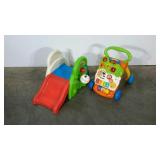 Toddlers sliding board and push toy, Step 2 and