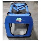 Go Petclub Canvas Pet Kennel, 24x32x24" high,