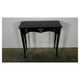 Hall table, cut-out detail, 30" tall