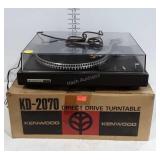 Kenwood KD-2070 Direct Drive Turntable, with