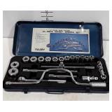 Socket Tool Kit, 1/2" Drive, standard size,