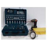 Tool Lot includes Mechanics type tool kit, empty