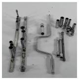 Tools, snap-on socket wrench, attachments, and