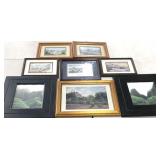 Small pictures group, eight prints and pictures,