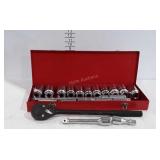 Pronto 3/4" Drive Socket Set, Standard Size.