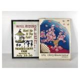 Local event posters, 1984 Cherry Blossom Festival
