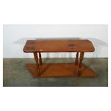 Table or bench made out of scrap wood
