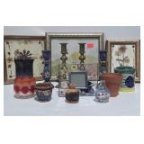 Home decor pictures,candle holders, cased,