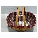 Longaberger basket with insert, dated 2004