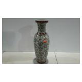 Crackle finish vase, 24" tall