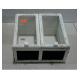 Counter top storage, chalkboard panels, for tea,