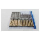 Flatware, Brandon cutlery co. knives and forks