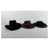 Cowboy hats, includes Renegade headware 7 3/8,