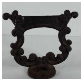 Cast iron boot scraper, 6"