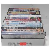 14 DVD movies: The Notebook, Spider-Man, San