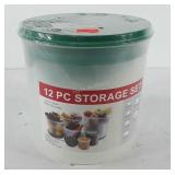 Kitchenwares, 12 piece storage set, unopened
