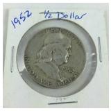 1952 Franklin half dollar