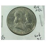 1954-D Franklin half dollar
