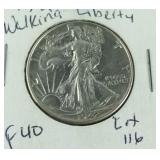 1942 walking liberty half dollar