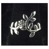 Size 9 Sterling silver ring