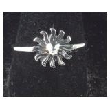 Size 9 Sterling silver sun ring