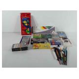 Art supplies, includes paint brushes, oil