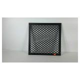 Decorative pattern metal grate, 22" ×22"