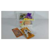 Craft supplies, flowers and Fiskars tools