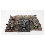 Sparkle and Shine clutch purses, twelve, various