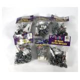 Toys, plastic space toy sets, five are 51 piece