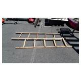 Two wooden decorative Ladder pieces, 12x48" each