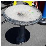 Concrete Bird Bath, 20" bath