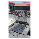 Two pc Pet cage lot, big one missing front panel,
