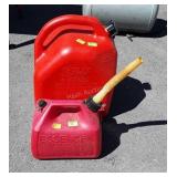 Two Gas Containers 1.5 & 5 Gallon